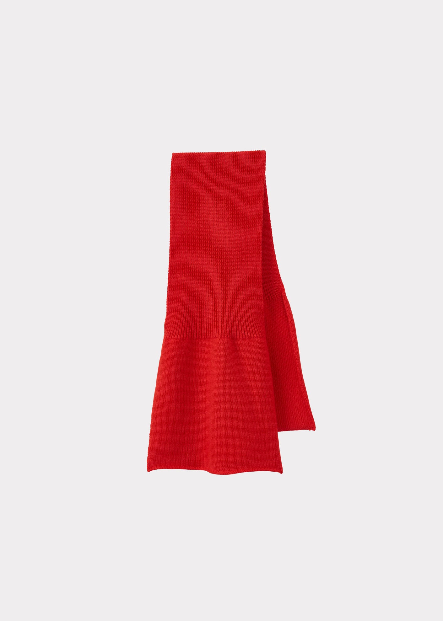 NORA CHILDREN'S MERINO WOOL SCARF - RED