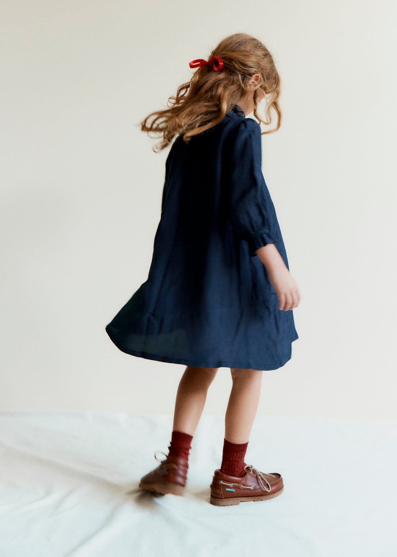 PTELEA DRESS - NAVY