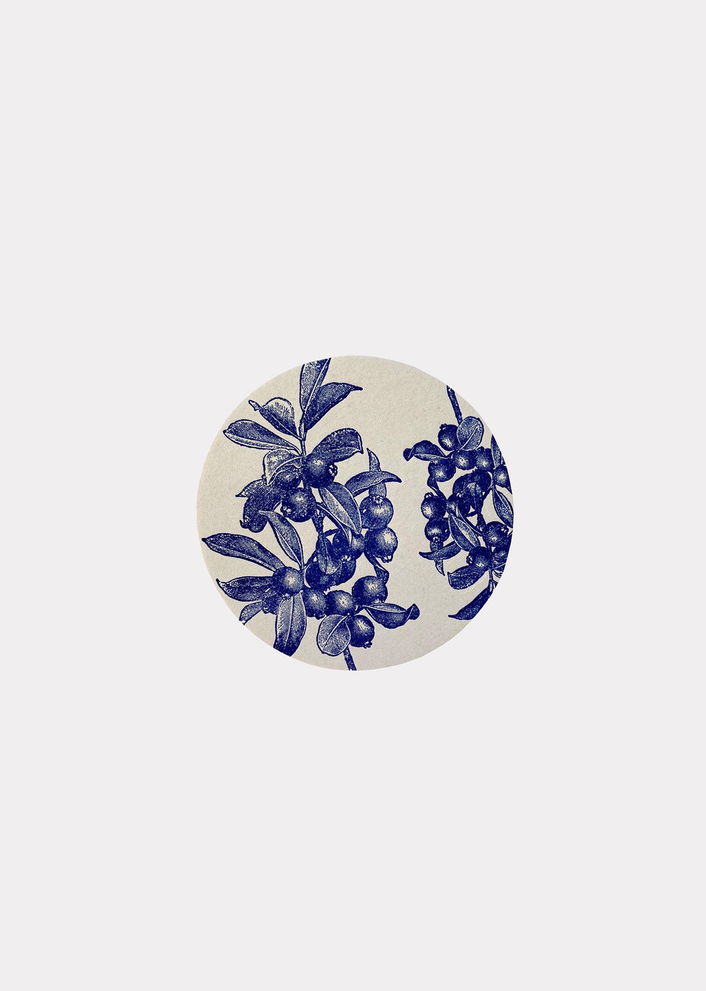 SESAME PRESS COASTER (SET OF 8) - BLUEBERRY