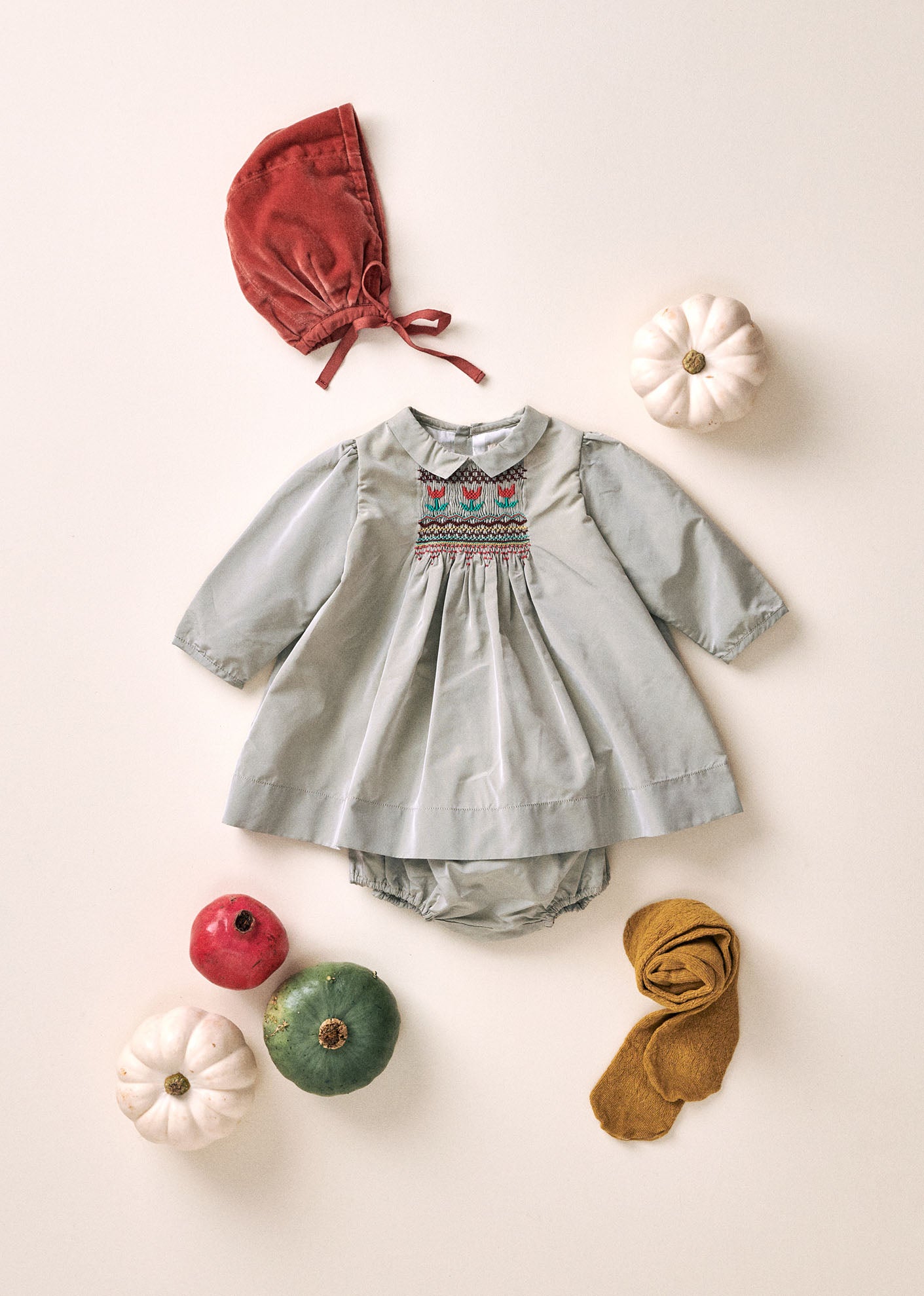 MARS BABY DRESS - GREY