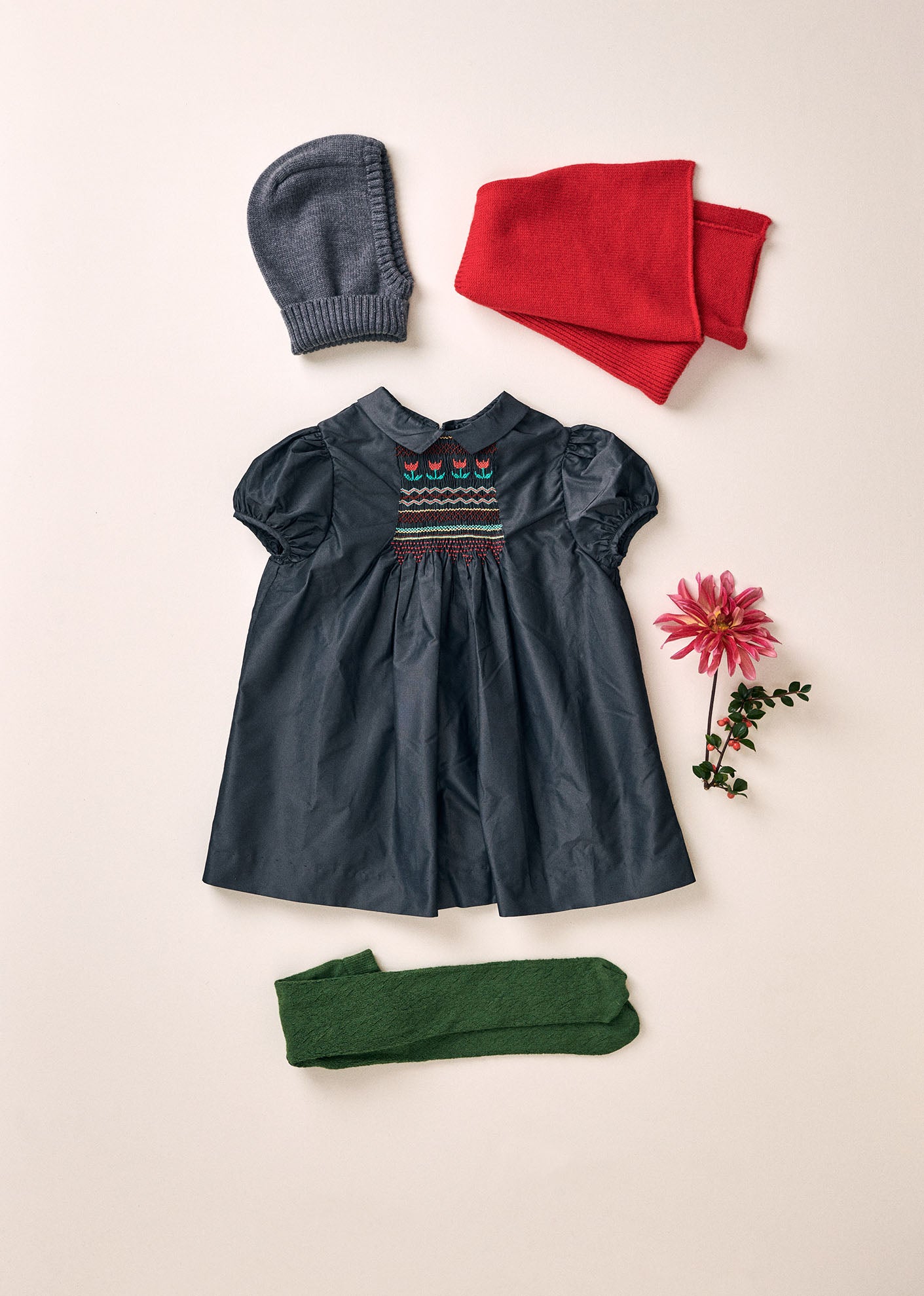 MARS CHILDREN'S DRESS - DARK GREY