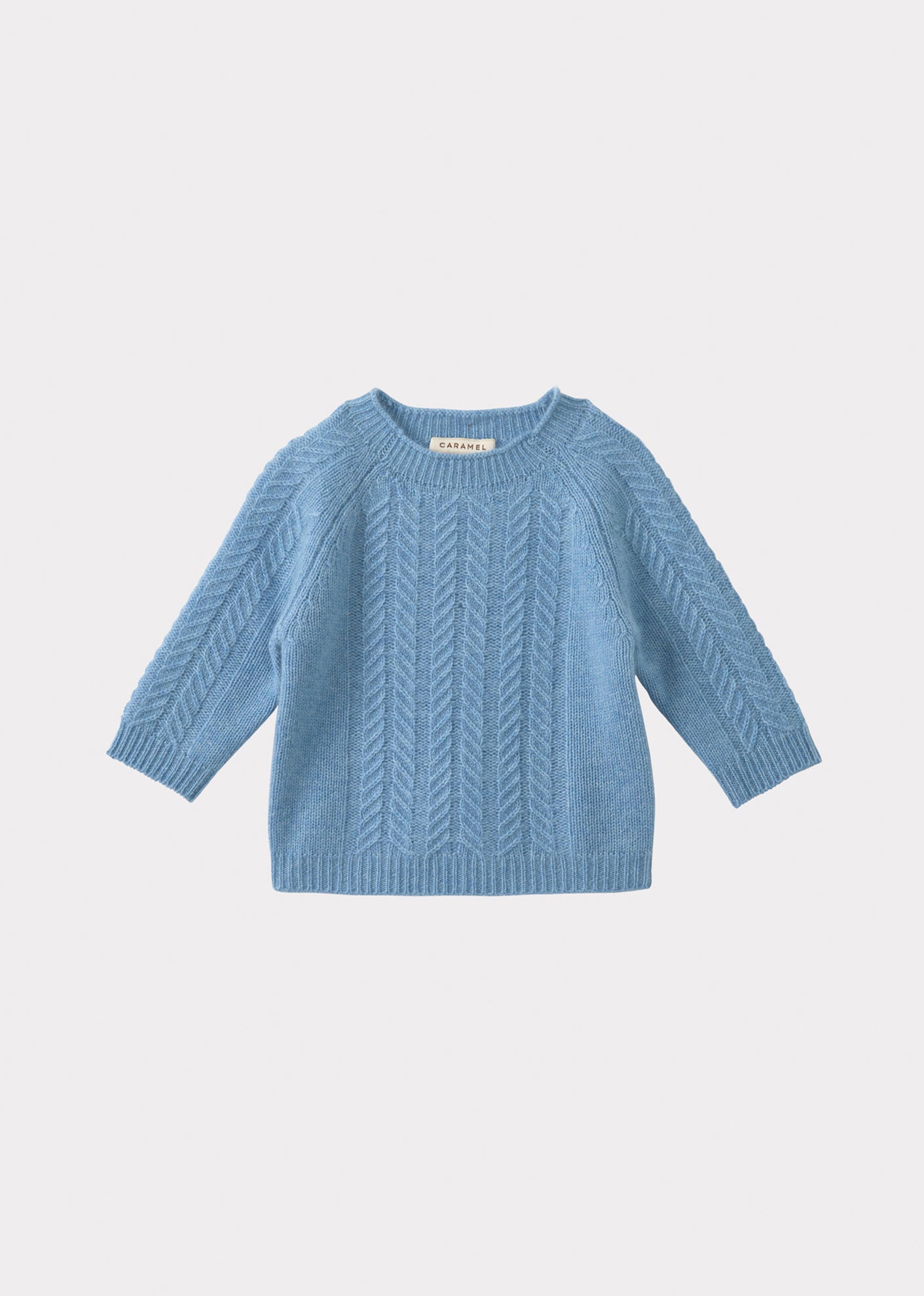 SCOUT BABY CASHMERE JUMPER - SKY BLUE