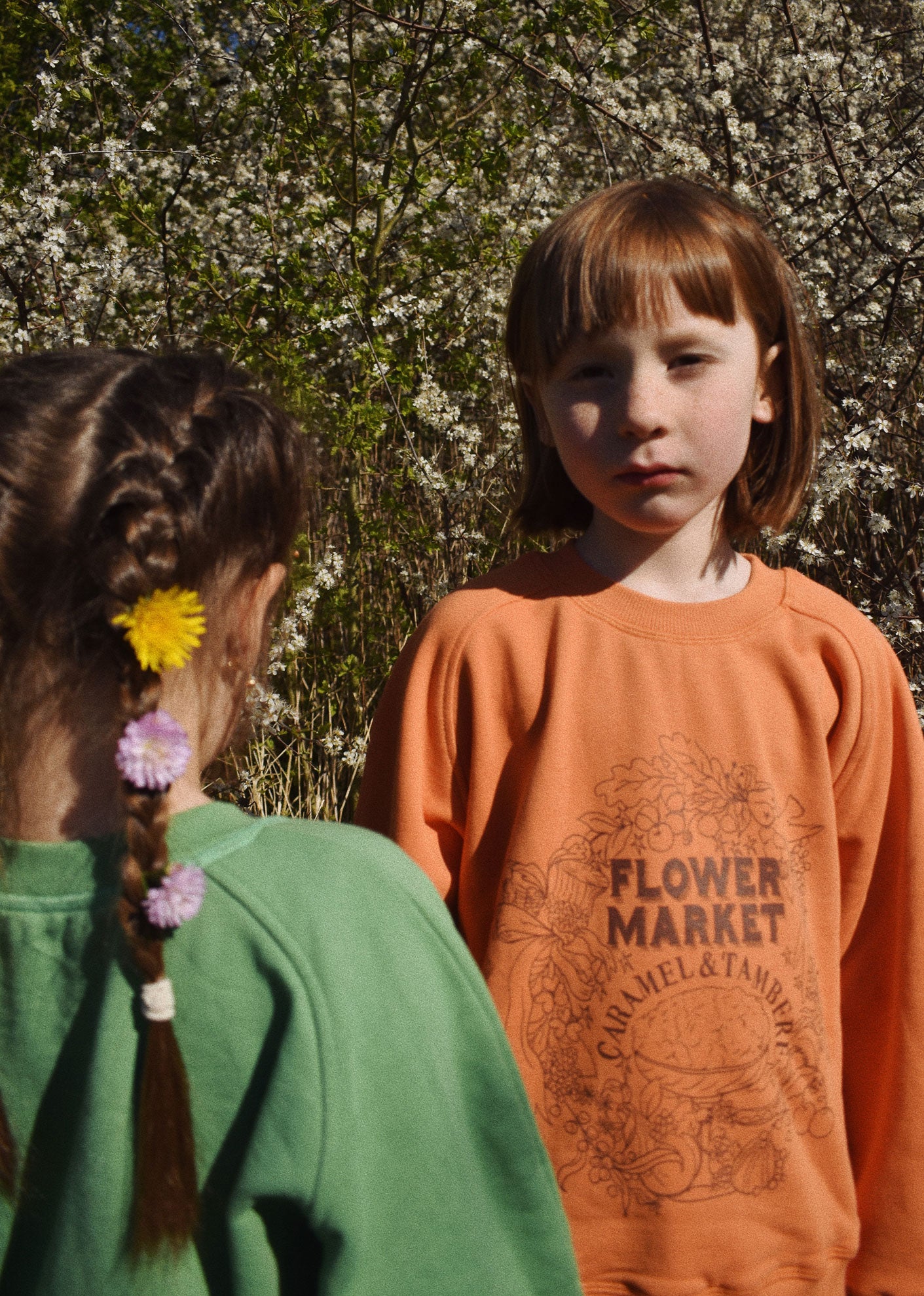 SS24 CARAMEL X TAMBERE 'FLOWER MARKET' SWEATSHIRT - GREEN