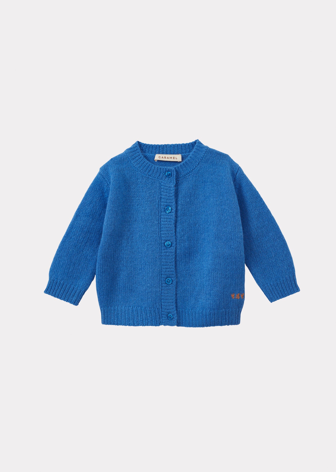 TOPO BABY CASHMERE CARDIGAN - SKY BLUE