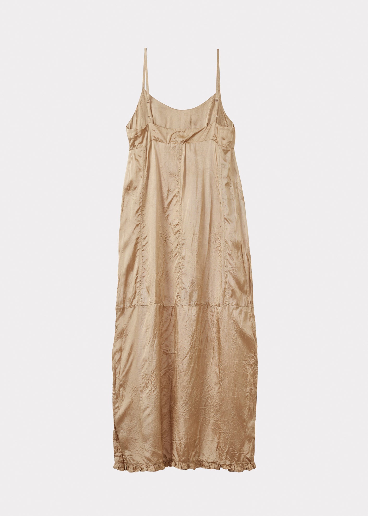 WOMEN'S SLIP DRESS - BEIGE