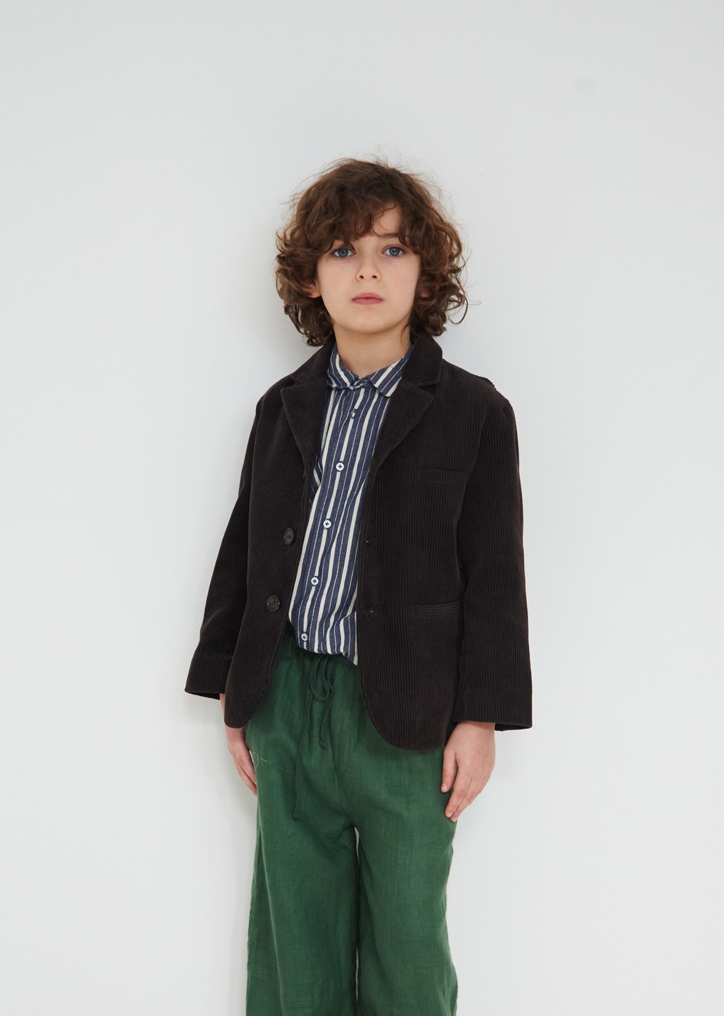 MAGPIE KIDS BLAZER - DARK CHOCOLATE