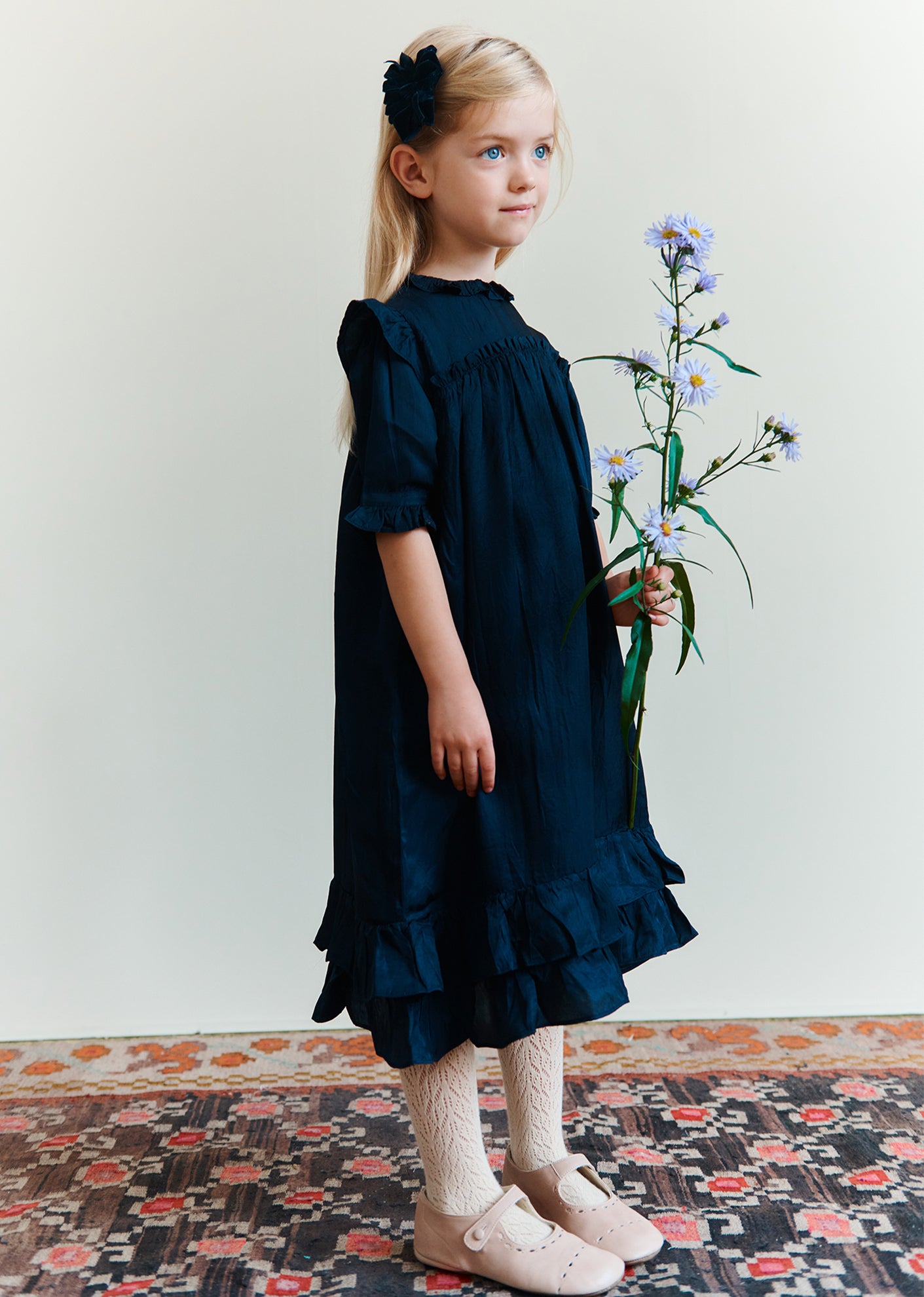 HELIOS PARTY DRESS - NAVY