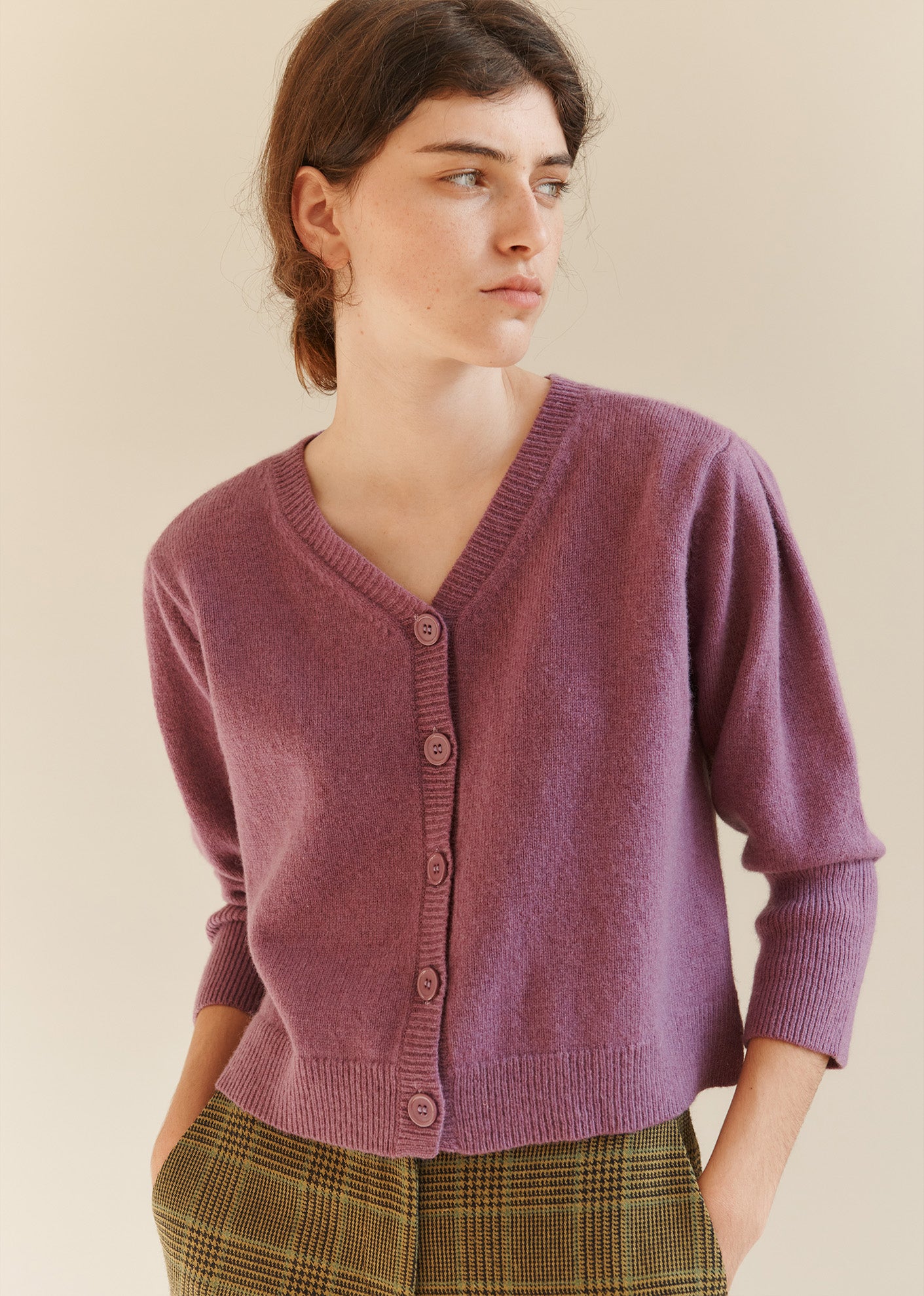 Lilac hot sale cardigan women's