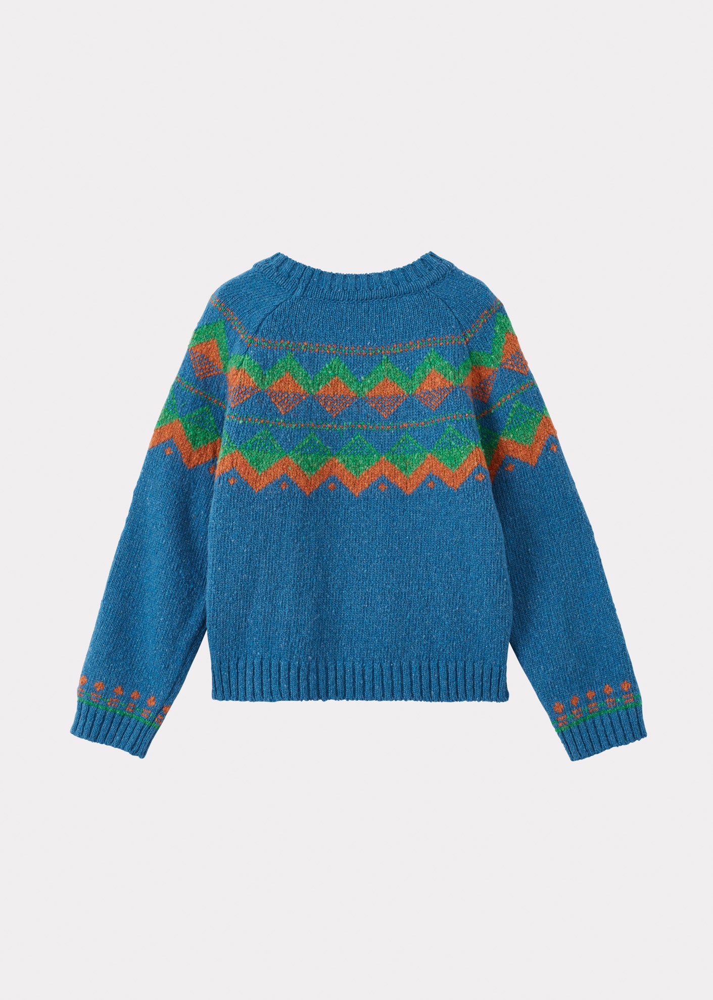 FIR JUMPER AZURE BLUE