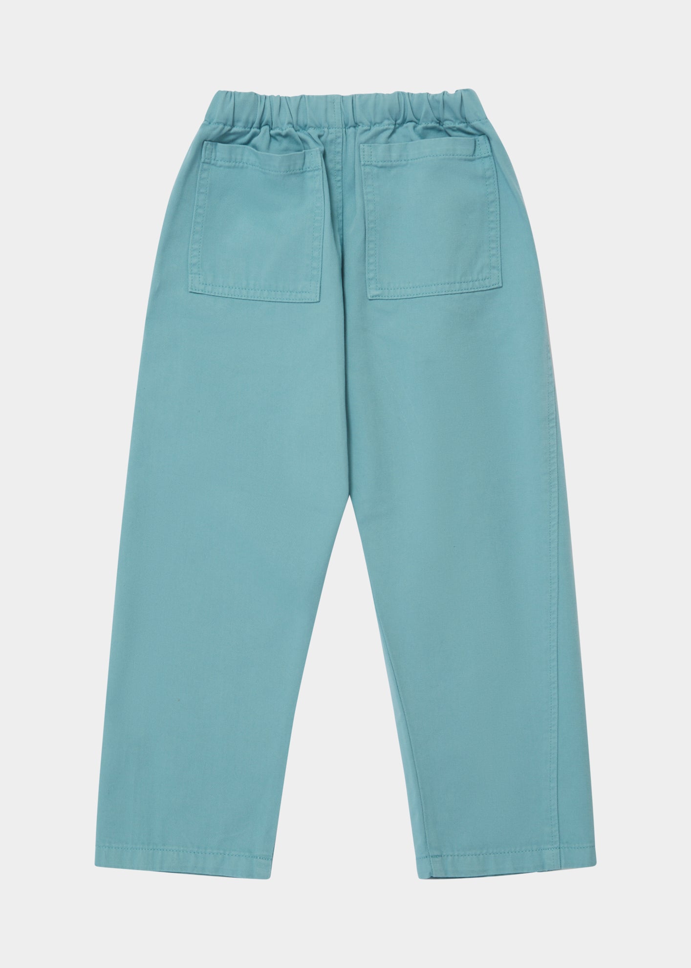 ERICA TROUSER - TURQUOISE TWILL