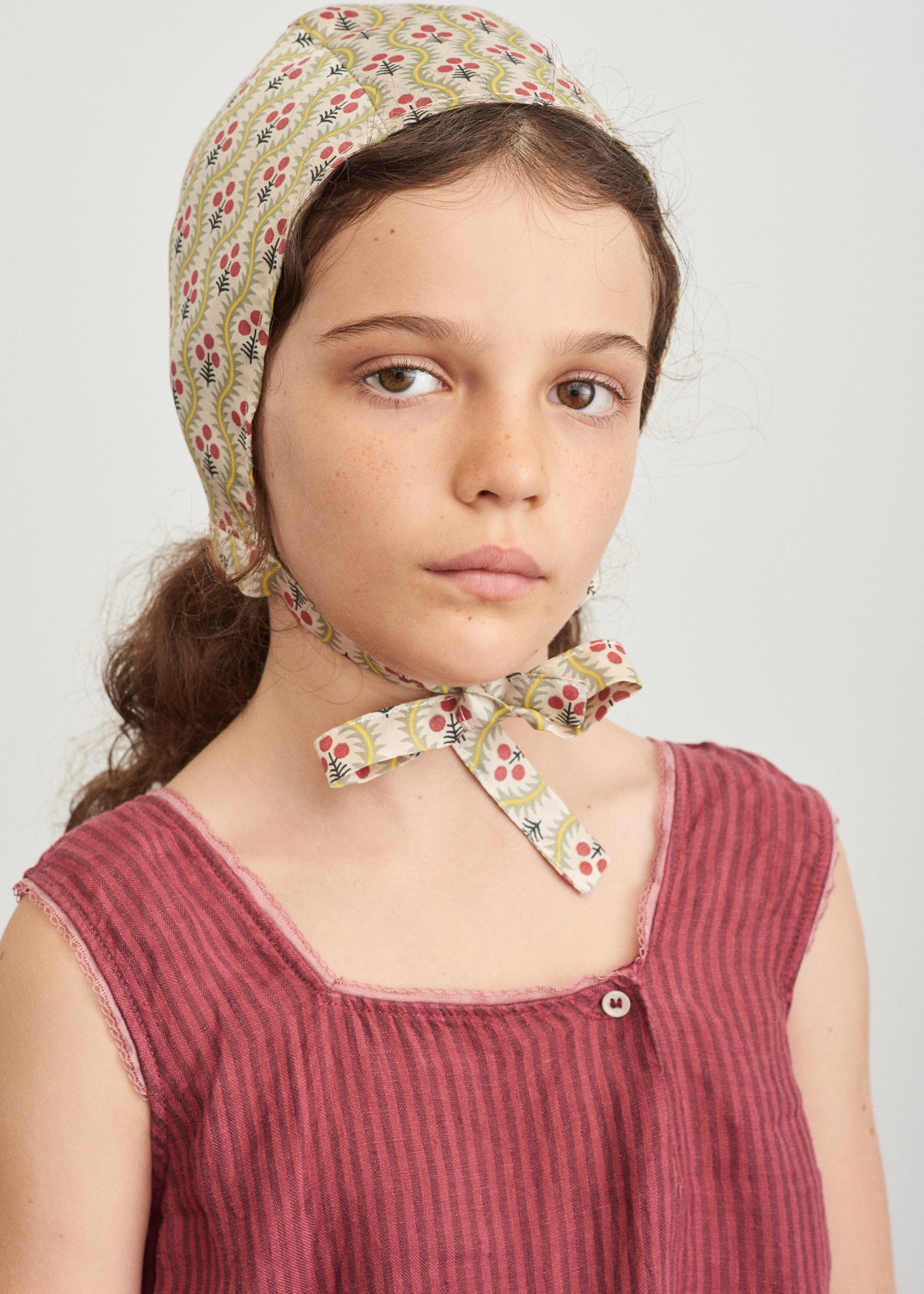 Children Designer Tops - Adenia Top - Raspberry Stripe